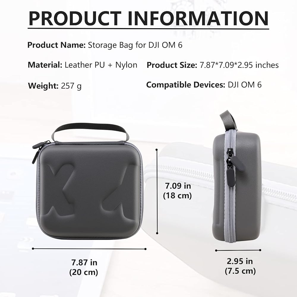 Amazon.com : Flyekist Travel Case for DJI OM 6 - Portable Storage