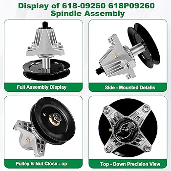 Amazon.com : BigHead 618-09260 Mower Deck Spindle Assembly with
