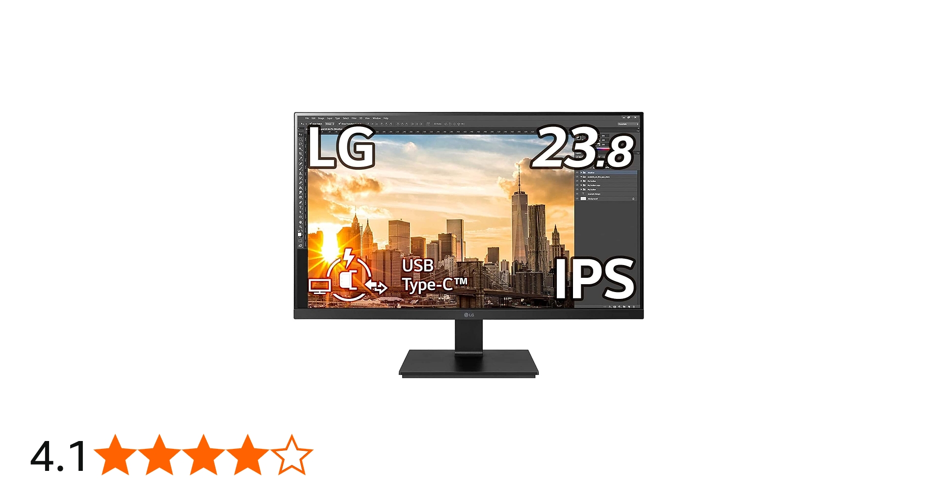 Amazon.co.jp: LG フレームレス モニター ディスプレイ 24BL650C-BAJP