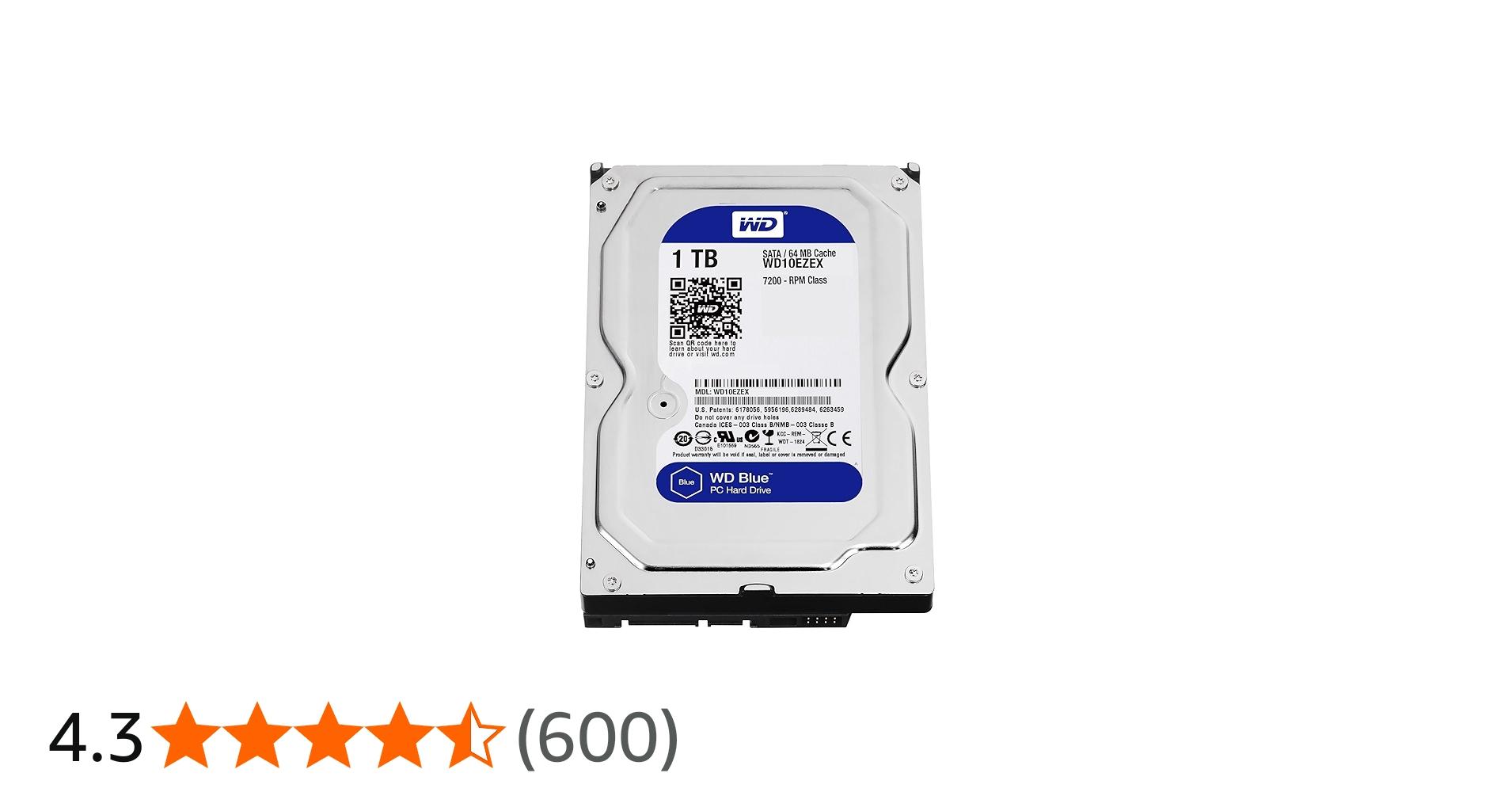 Amazon | Western Digital (WD)ブルーdeskptop 1tb (1terabyte) 3.5