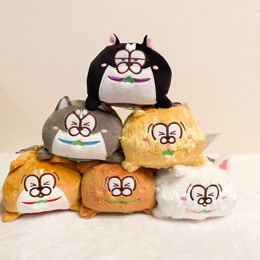 Amazon.co.jp: おそ松さん 松犬 まついぬ リール付きぬいぐるみパス