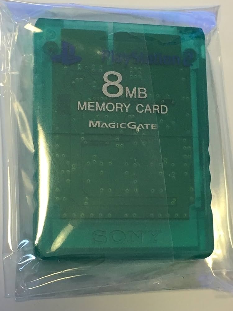 Amazon | Playstation 2 専用メモリーカード(8MB)エメラルド | メモリ