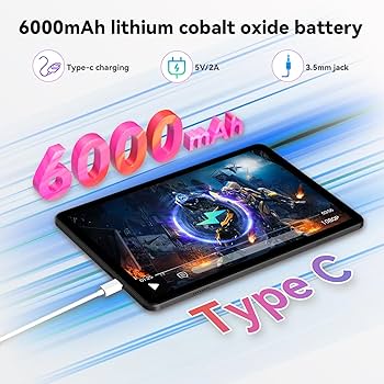 Tablet 2025 Latest 10.1 inch Android 15 Tablet with T615 Octa-core