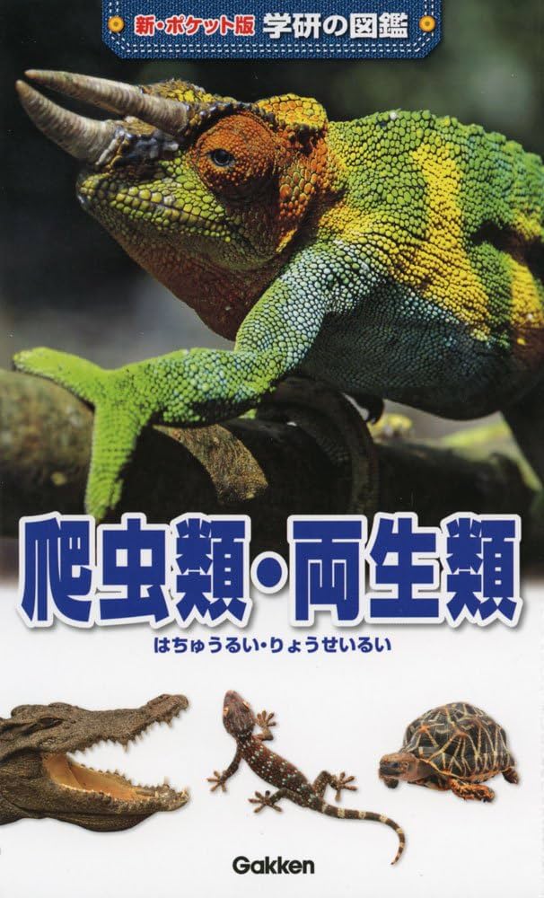 Amazon.co.jp: 爬虫類・両生類 (学研の図鑑 新・ポケット版 17) : 大渕