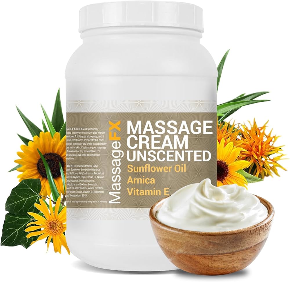 Amazon.com : MASSAGE FX Unscented Massage Cream, 1 Gallon
