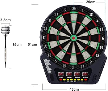 Amazon.co.jp: ダーツボード 電子ソフトダーツ用 エレクトリックダーツ