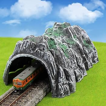 Amazon | モデル洞窟 トンネルモデル 列車用レール 1/150 1本 鉄道模型