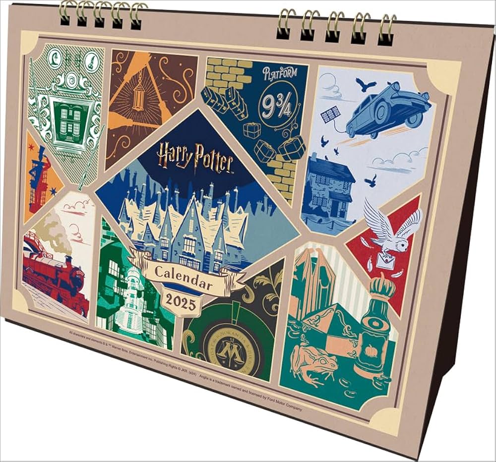 Amazon.co.jp: 卓上 ハリー・ポッター 2025年 カレンダー 卓上 CL25