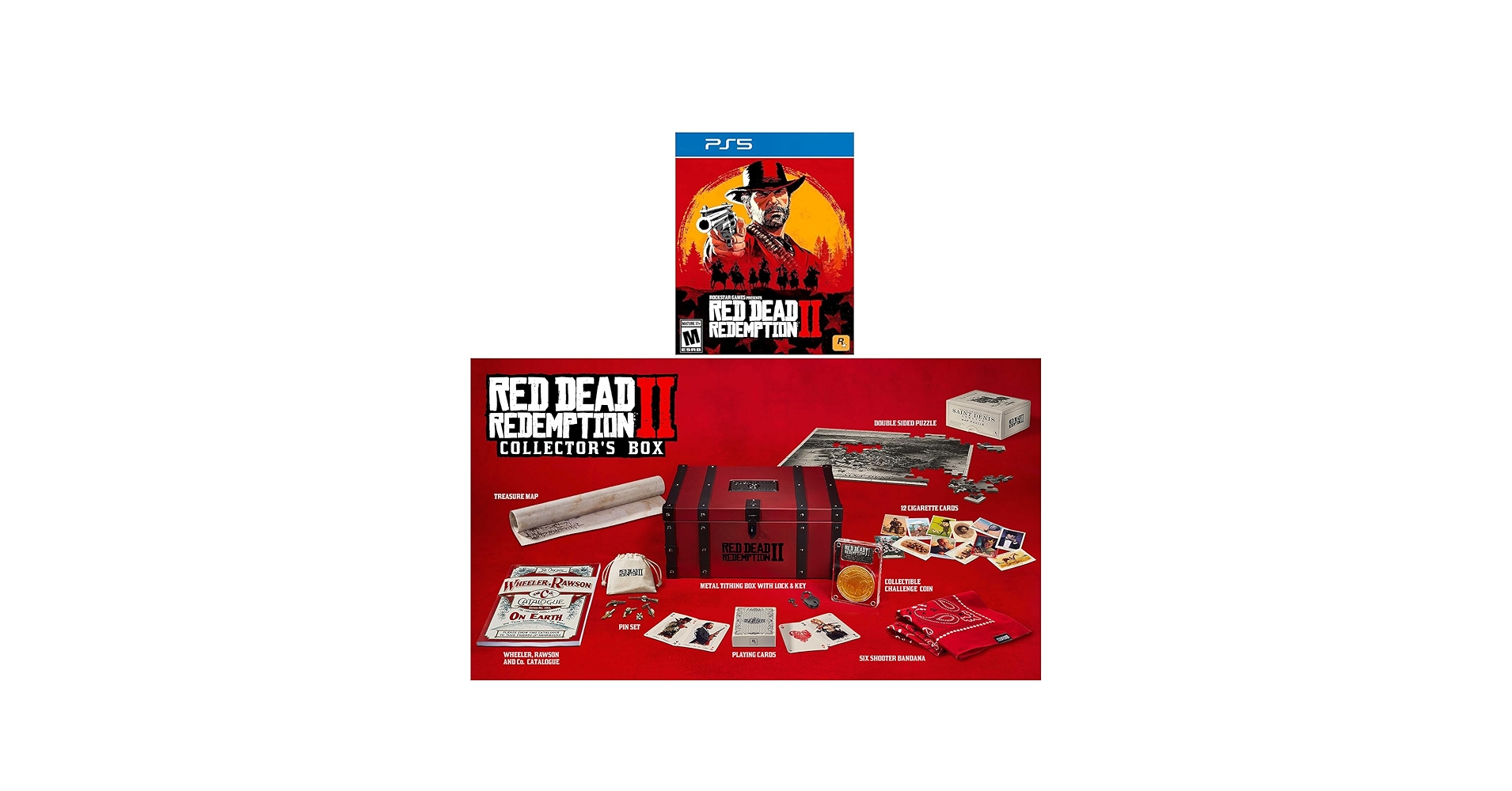 Amazon.com: Red Dead Redemption 2 Collector's Box With Game Bundle