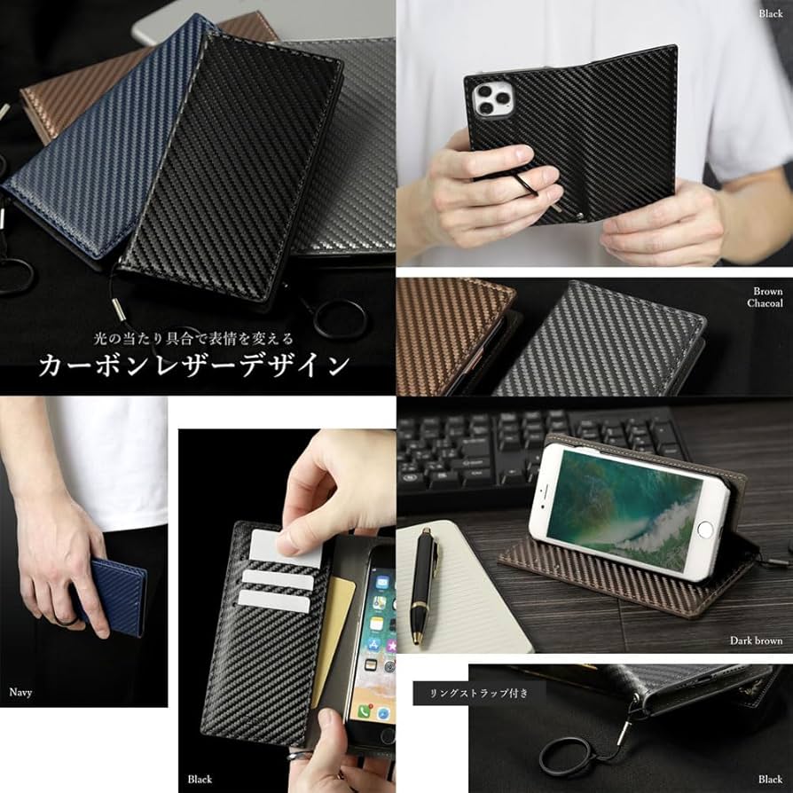 Amazon.co.jp: COVERARY LG it LGV36 ケース 手帳型 エルジー ベルト
