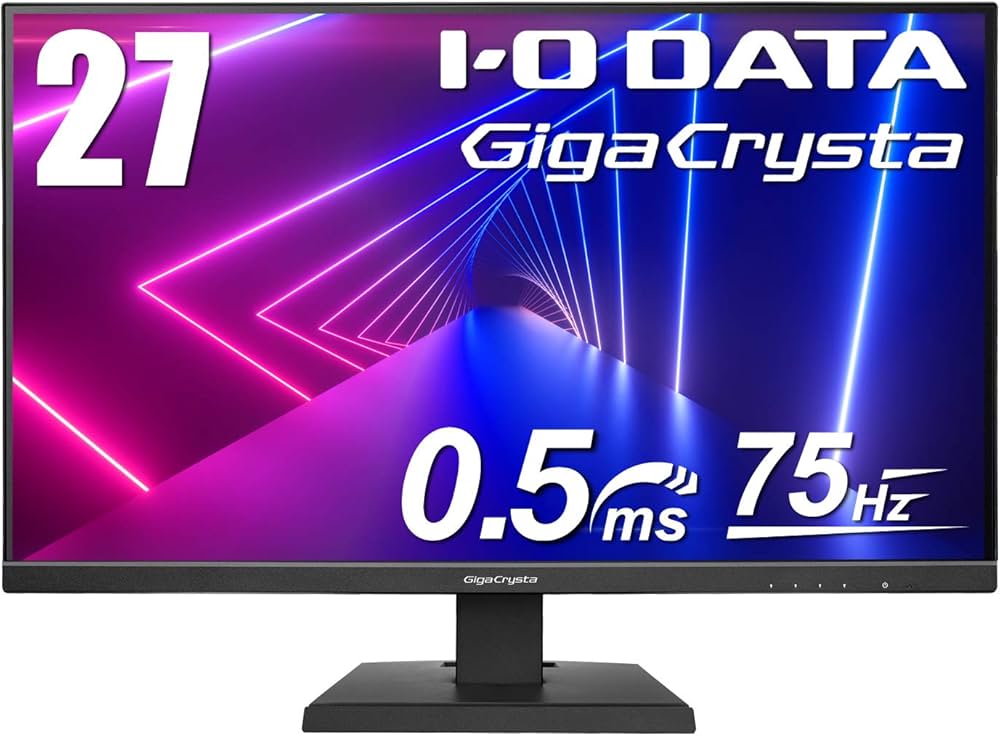 Amazon.co.jp: IODATA ゲーミングモニター 27インチ SVGA GigaCrysta