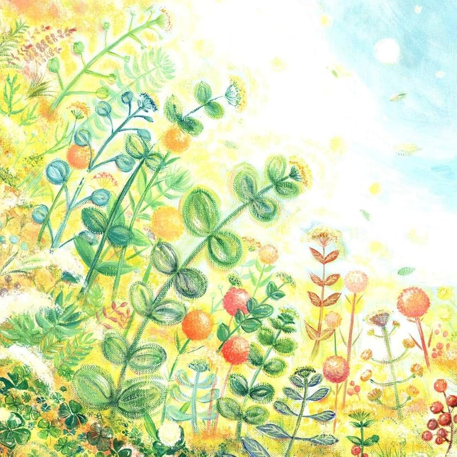 Amazon.co.jp: 絵画 インテリア 絵 成長 空の絵 「grow」 おしゃれ