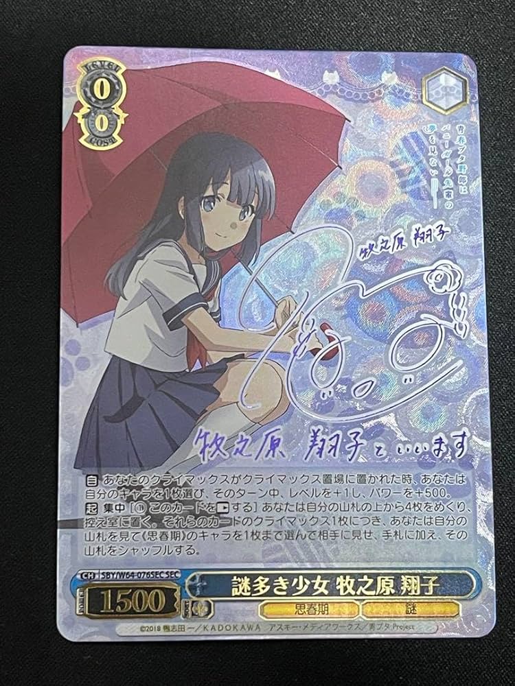 謎多き少女 牧之原翔子 PSA9 謎多き少女 牧之原翔子 PSA9 謎多き少女