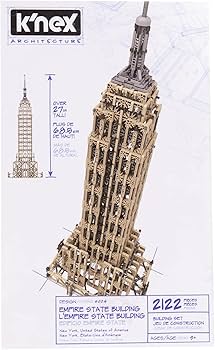 Amazon.com: K'NEX Architecture - Empire State Building – New