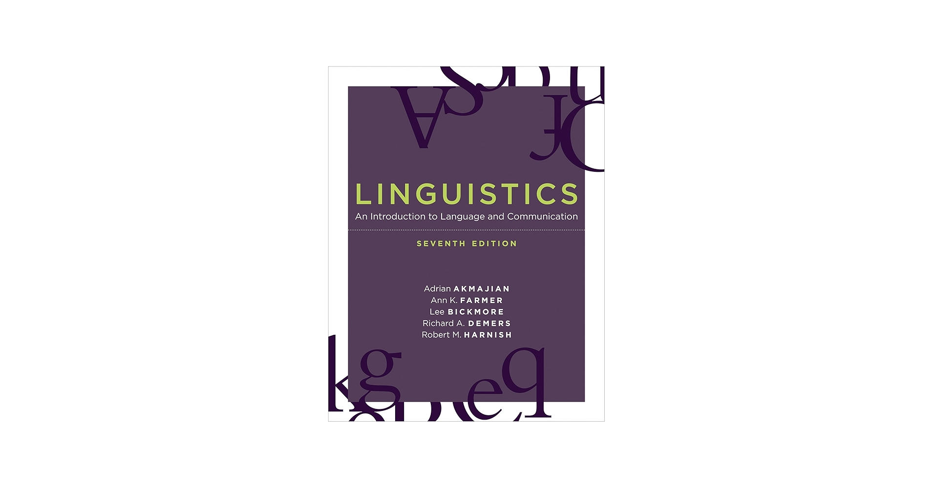 Amazon.com: Linguistics, seventh edition: An Introduction to