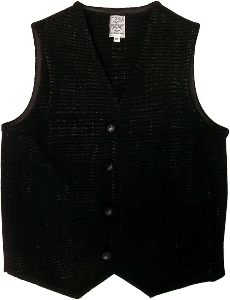 Amazon | [オルテガ] チマヨベスト 別注 黒 無地 ブラック 006[並行