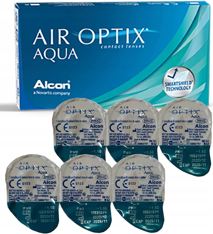 Amazon | エア オプティクス アクア 【BC】8.6【PWR】-2.25 6枚入