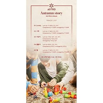 ASTRO KPOP Autumn Story [Red Ver] 3rd Mini Album CD + Poster +