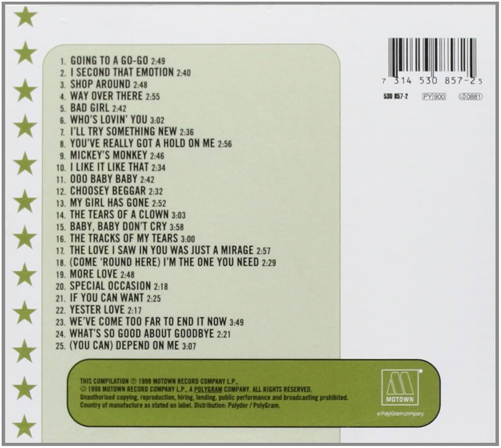 ROBINSON,SMOKEY & THE MIRACLES - Ultimate Collection - Amazon.com