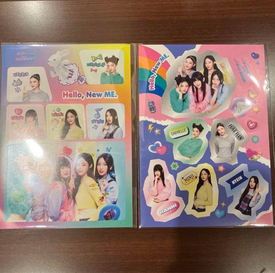 Amazon.co.jp: newjeans□シール限定ステッカー 2種□2枚セット