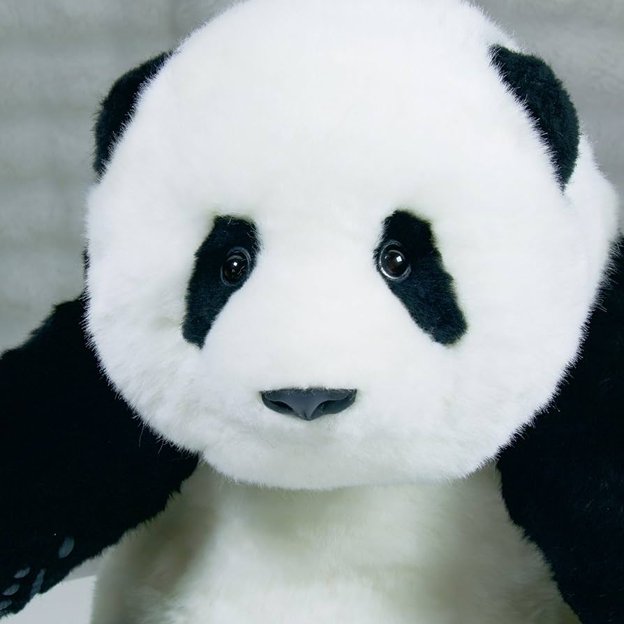 Amazon.co.jp: リアルパンダぬいぐるみ 全身ウール製 最高の手触り