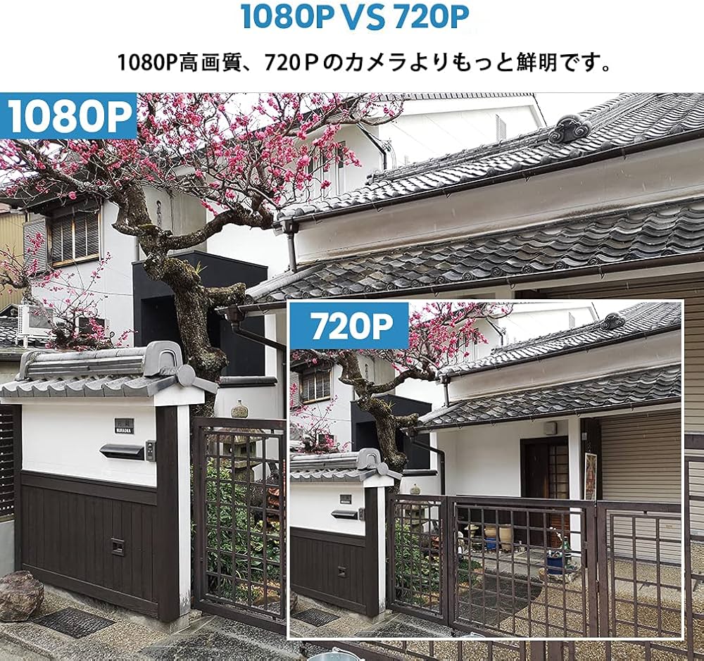 Amazon.co.jp: ワイヤレス 防犯カメラセット TMEZON 300万画素 8ch