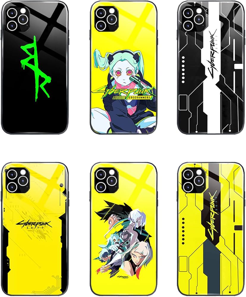 Amazon.co.jp: サイバーパンク エッジランナーズ スマホケース 強化