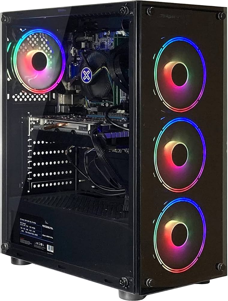 XUM Gaming PC Desktop Computer: i7-3770 3.4GHz,GTX 1650 4GB GPU