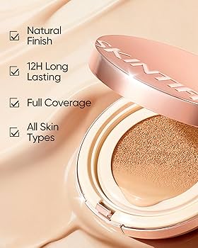 Amazon.com : SKINTIFIC Full Coverage Cushion Foundation #13W Cream