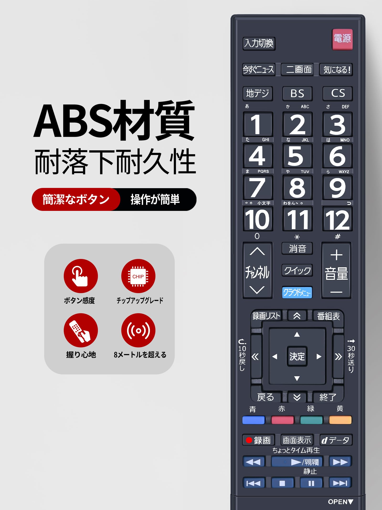 Amazon | テレビリモコン CT-90426 for TOSHIBA 東芝REGZAリモコン