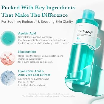 Amazon | メディキューブ アゼライン酸ナイアシンアミドクリアトナー