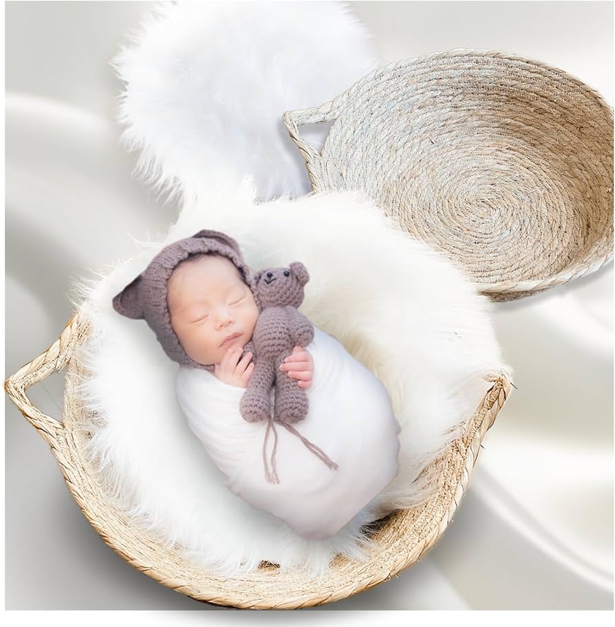 Amazon | 【limande】 ニューボーンフォト かご ニュー ボーン フォト