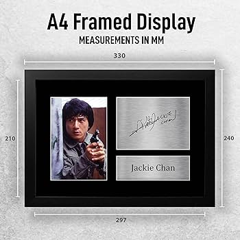 Amazon.co.jp: HWC Trading フレーム入り ジャッキー・チェン ギフト