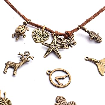 Amazon | ヴィンテージチャームバルク、100個アンティークブロンズ