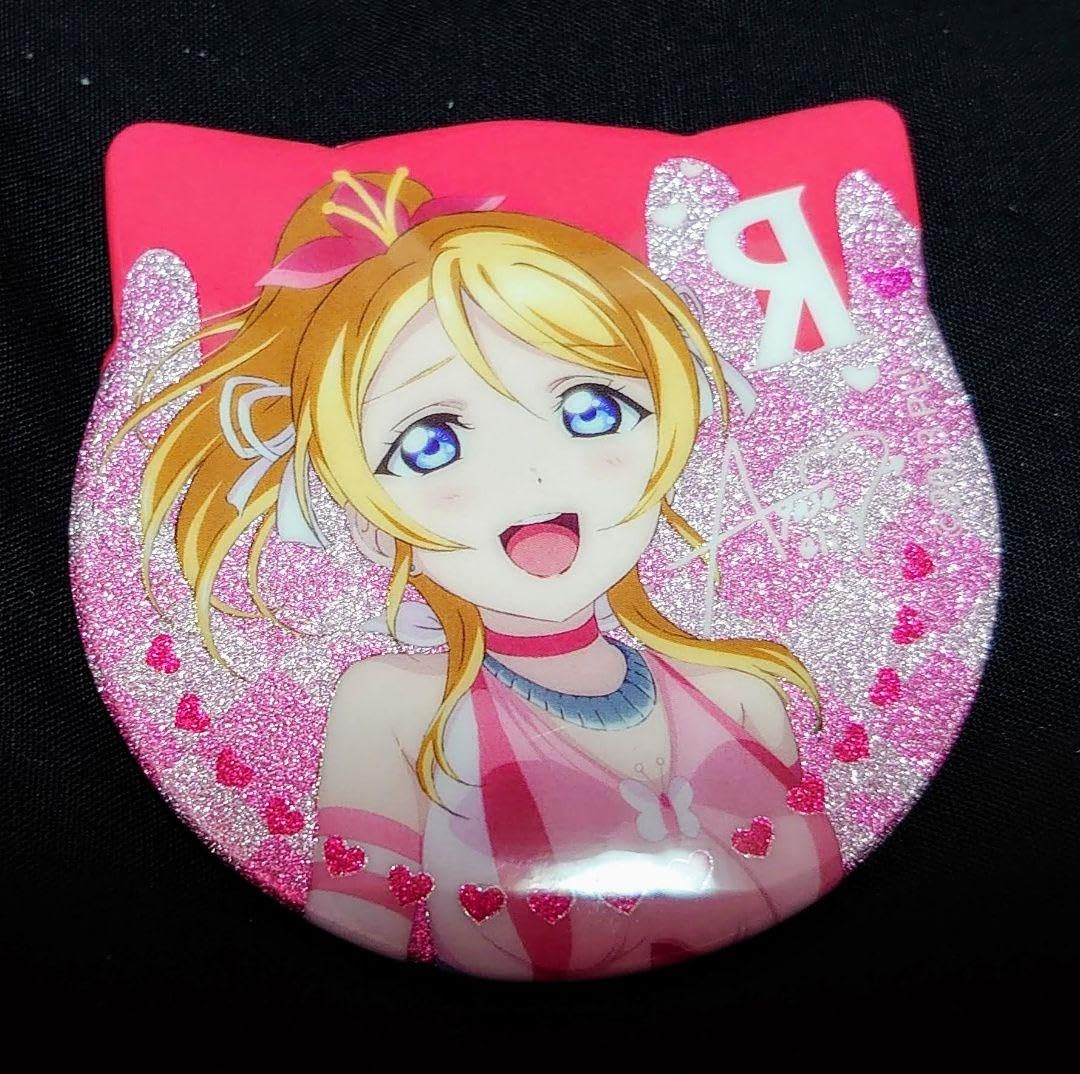 ラブライブ μ's 3rd Anniversary 絢瀬絵里 サイン入り缶バッジ ラブ