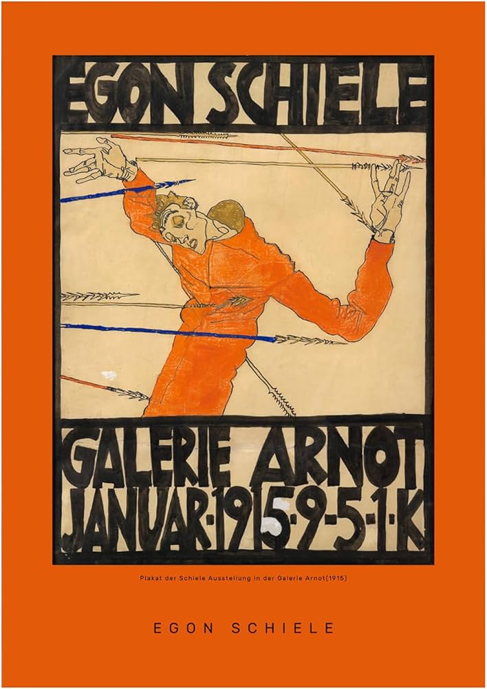 Amazon.co.jp: ROSSOGRAFICO エゴン・シーレ ポスター アーノット