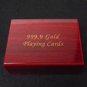 Amazon.co.jp: RedBeryl トランプ ゴールド プラスチック 専用ケース付