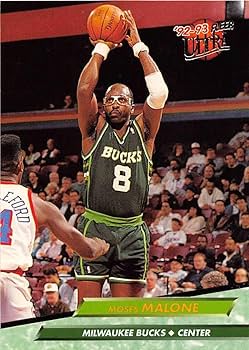 Amazon.com: 1992-93 Ultra Basketball #106 Moses Malone Milwaukee
