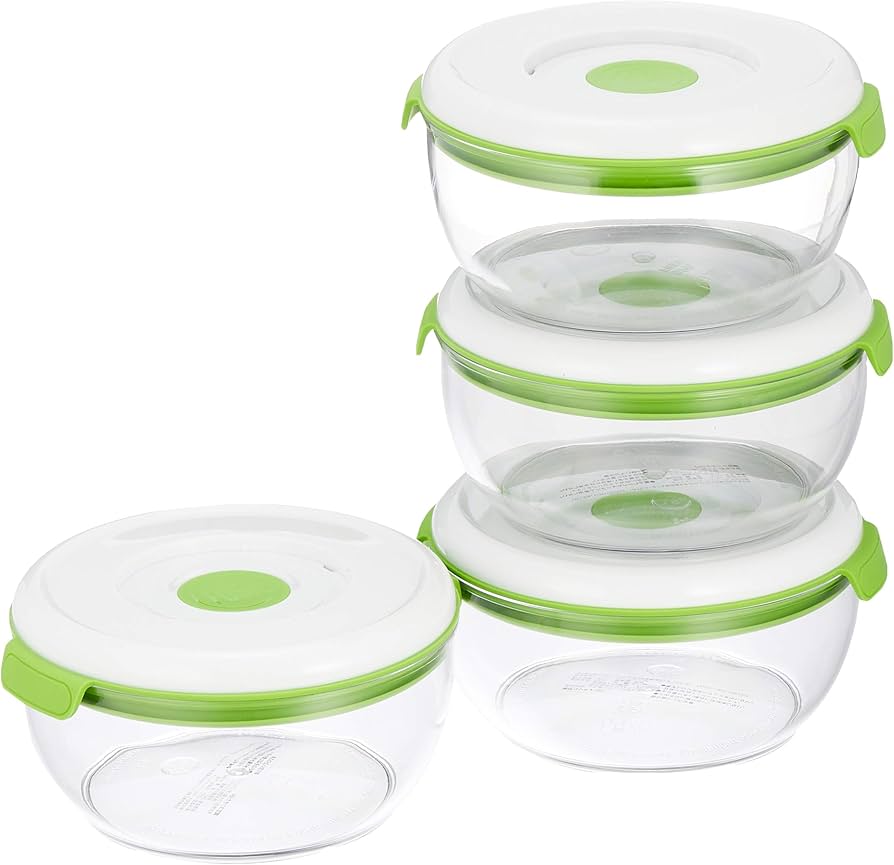 Amazon｜【公式】フォーサ FOSA 真空コンテナ 小コンテナ 4個セット