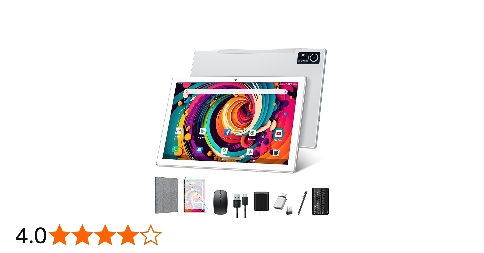 Amazon.co.jp: 【2024 NEWタブレット】 Android タブレット10インチwi