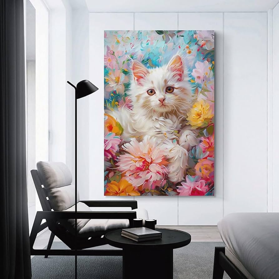 油絵 ゆ(o^^o)☆確認 ハッピーハートと子犬 油絵 ゆ(o^^o)☆確認