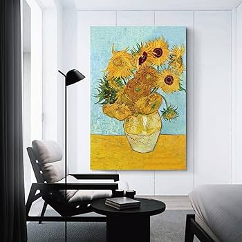 Amazon｜Vincent Van Goghフィンセント・ファン・ゴッホ「ひまわり（12