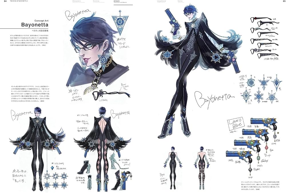 Amazon.co.jp: BAYONETTA 2 OFFICIAL ART BOOK THE EYES OF BAYONETTA