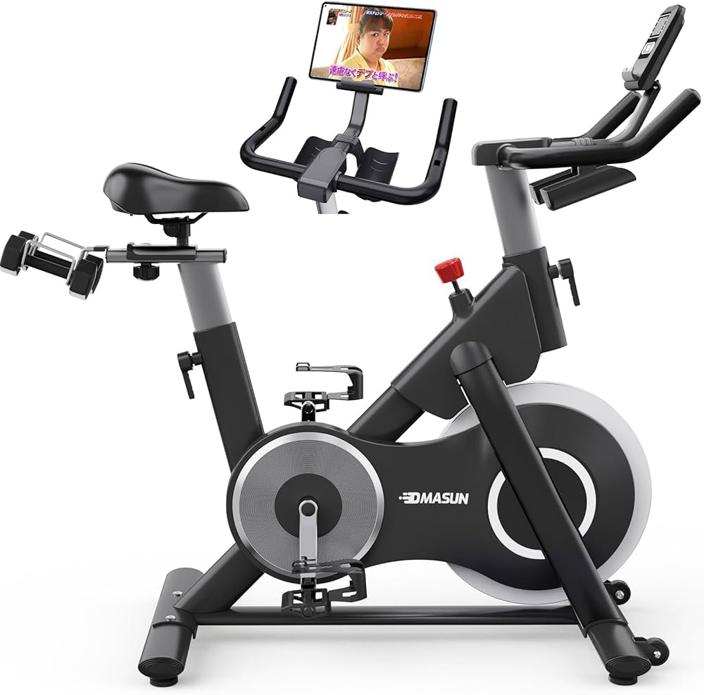 Amazon.co.jp: DMASUN エアロバイク スピンバイク 静音 フィットネス