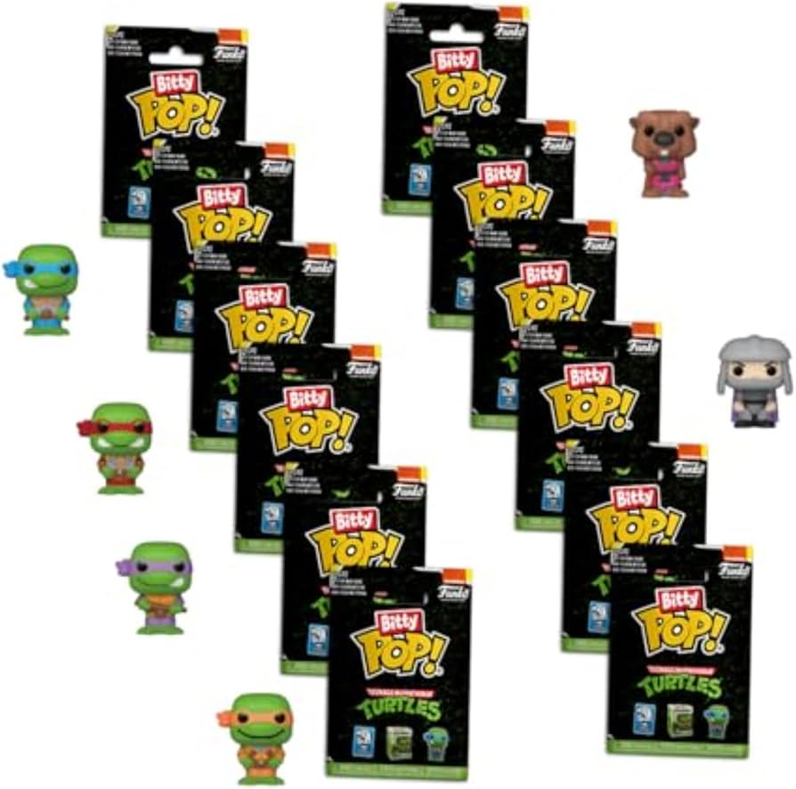 Amazon | ミュータント タートルズ フィギュア ポリバッグ 12個入り