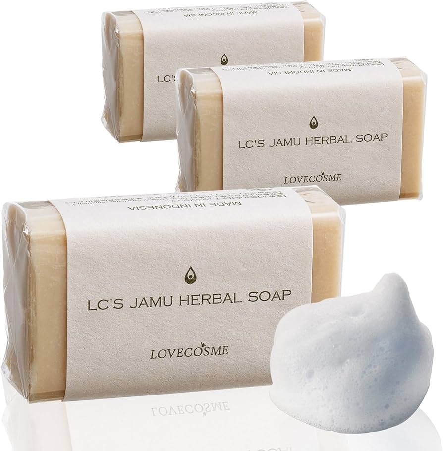 Amazon | ラブコスメ ジャムウ ハーバルソープ 68g×3個 (デリケート
