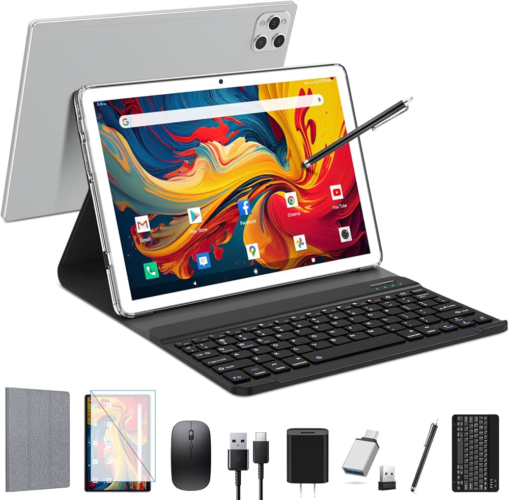 Amazon.co.jp: タブレットAndroid 2026 新登場 2in1タブレット10インチ