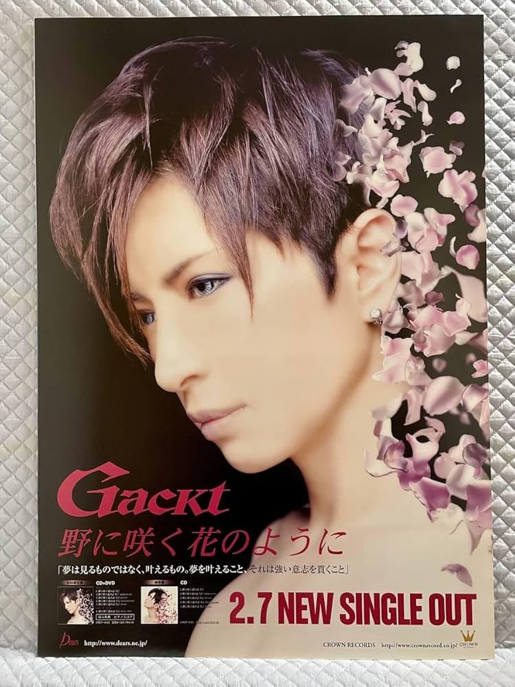 Amazon.co.jp: Gackt ガクト 2010年製 B2ポスターのみ : 文房具