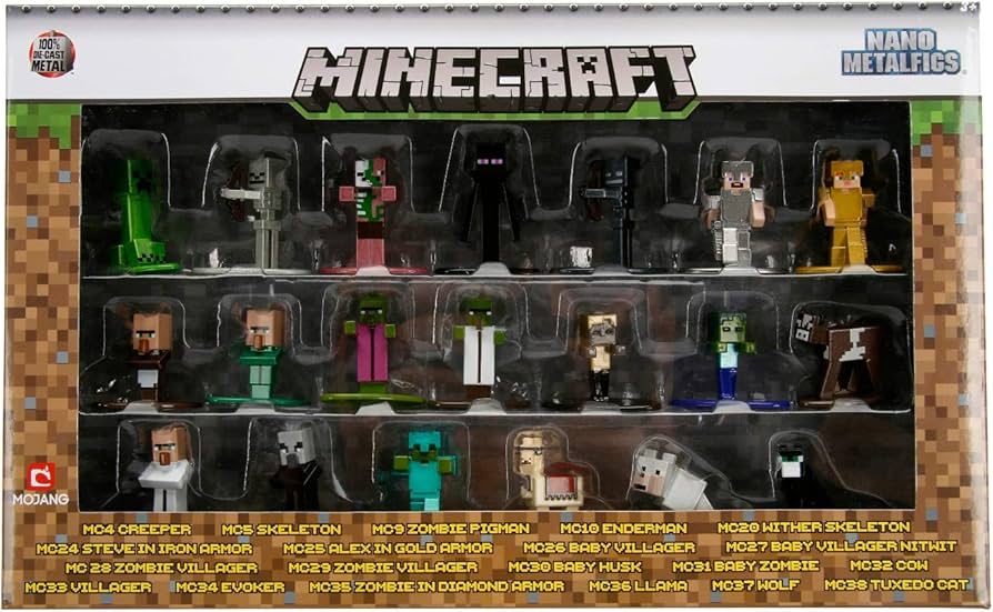 Amazon | Nano Metalfigs Minecraft ナノマインクラフト フィギュア