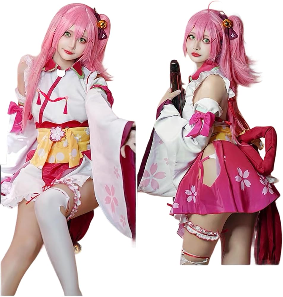 Amazon.co.jp: [DMCXEK] ホロライブ さくらみこ 桜巫女 コスプレ衣装+